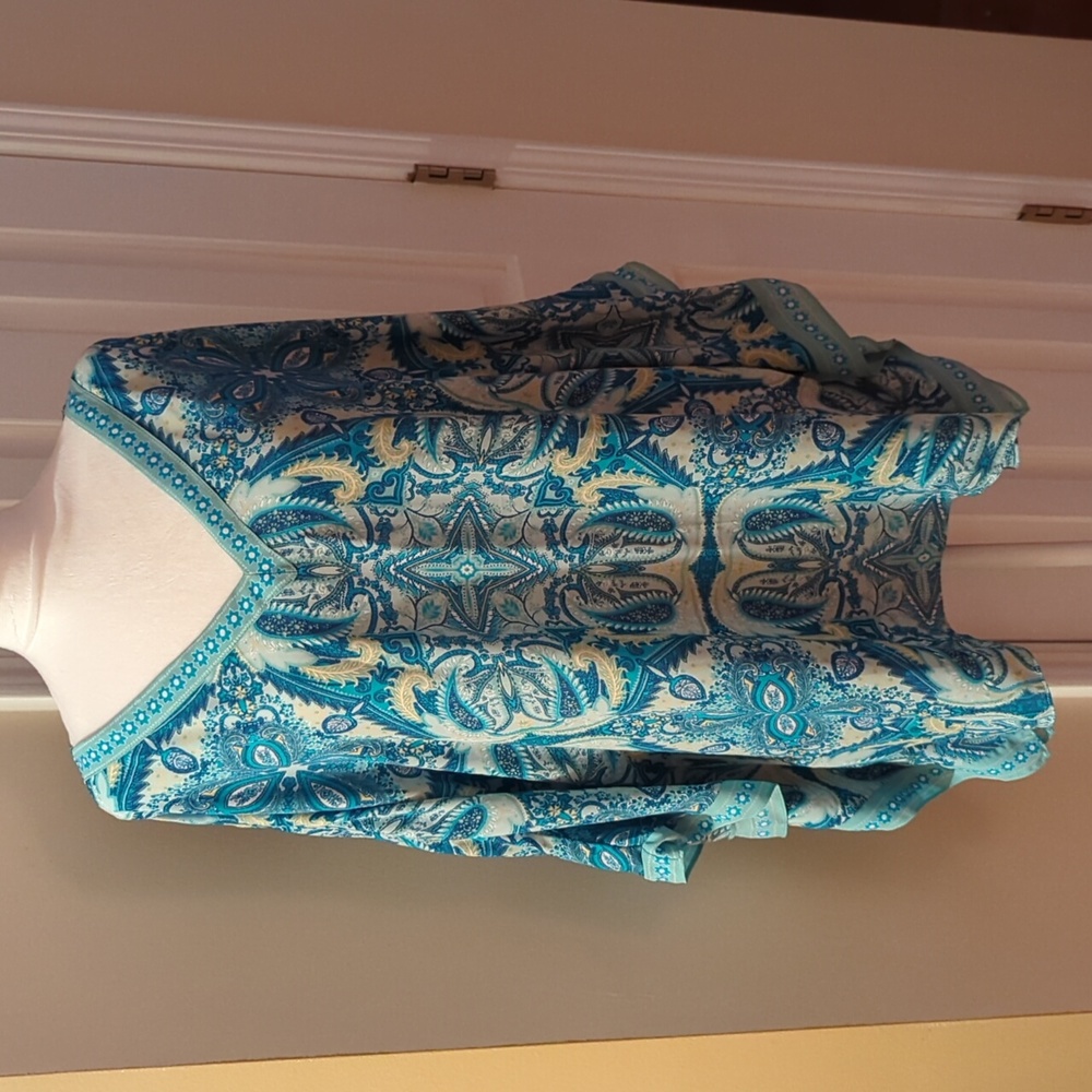 COPY - Belle by Kim Gravel Poncho Style Top